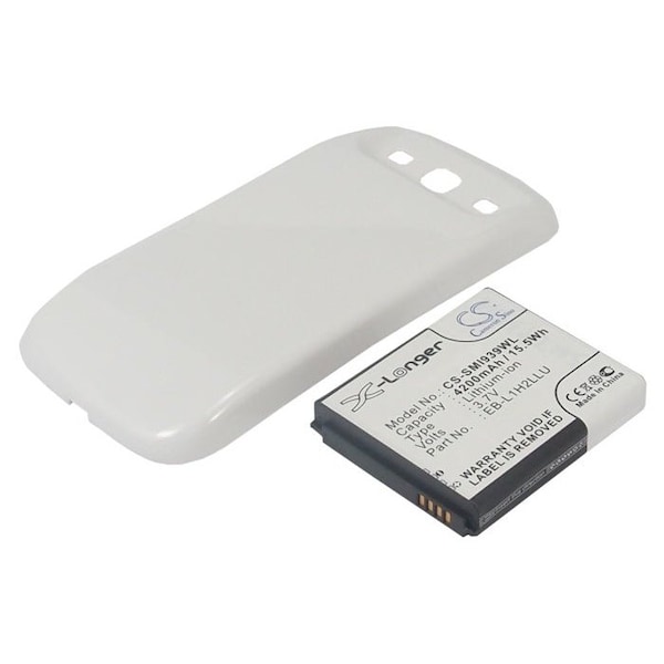 Bsc Preferred Samsung Midas SC-06D 4200mAh White Mobile Phone Replacement Battery CS-SMI939WL.2 - main